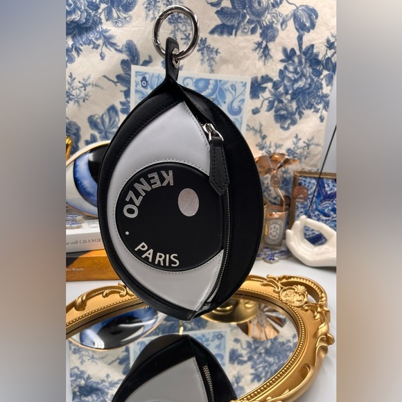 🆕 KENZO 🧿 NWOT Kontact Eye  Leather Clip Pouch - Picture 16 of 16